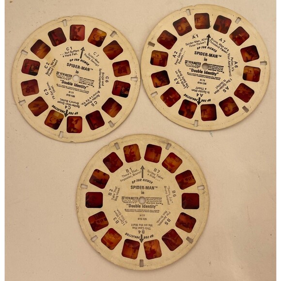 viewmaster Other - Cartoon Favorites The Amazing Spider-Man In Double Identity View-Master reels